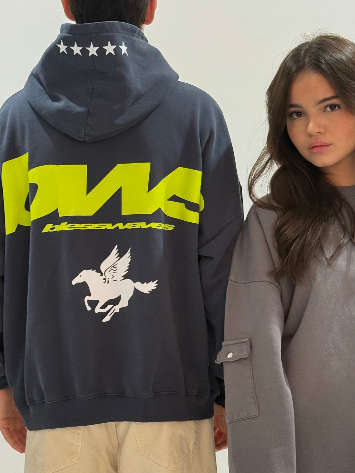 BLUE STAR HOODIE